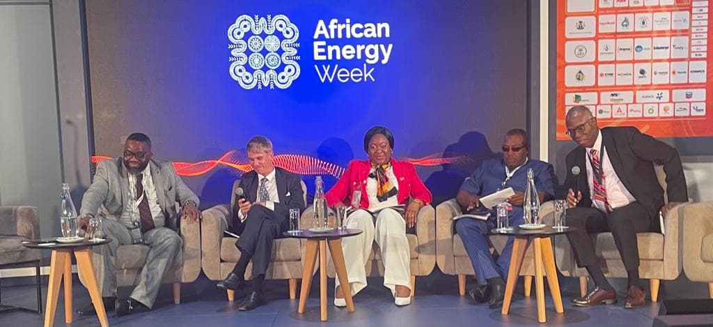 Panel de dirigeants du secteur de l'énergie africain lors de l'African Energy Week