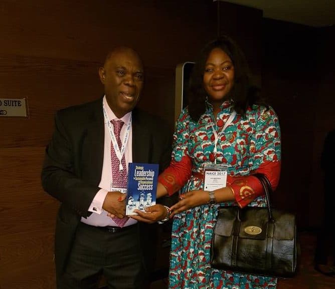 Le Dr. Odette NZABA MAKAYA lors de la conférence NAICE 2017